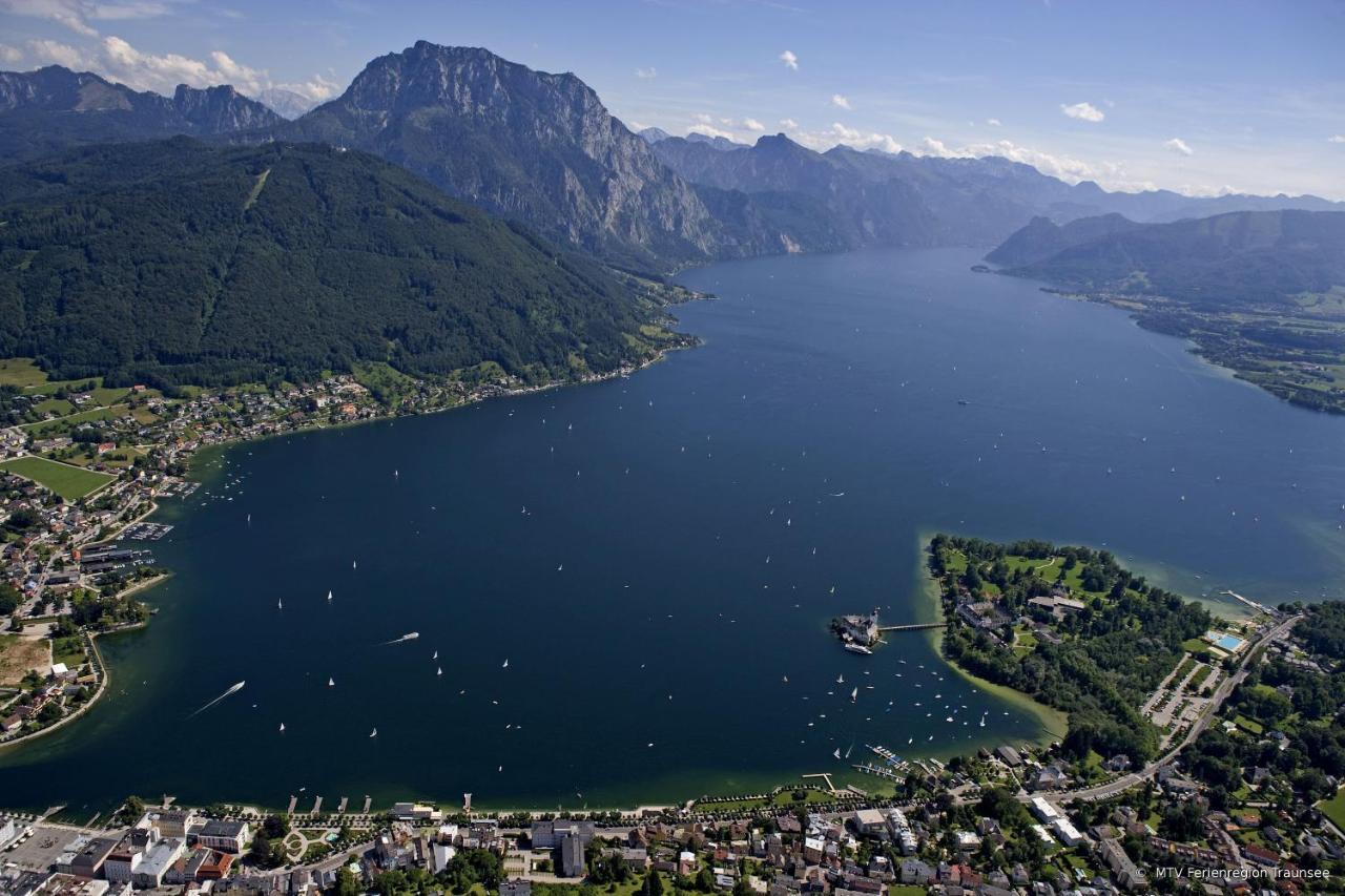 Zimmervermietung Fischer-Vroni-Am-See Gmunden Bagian luar foto